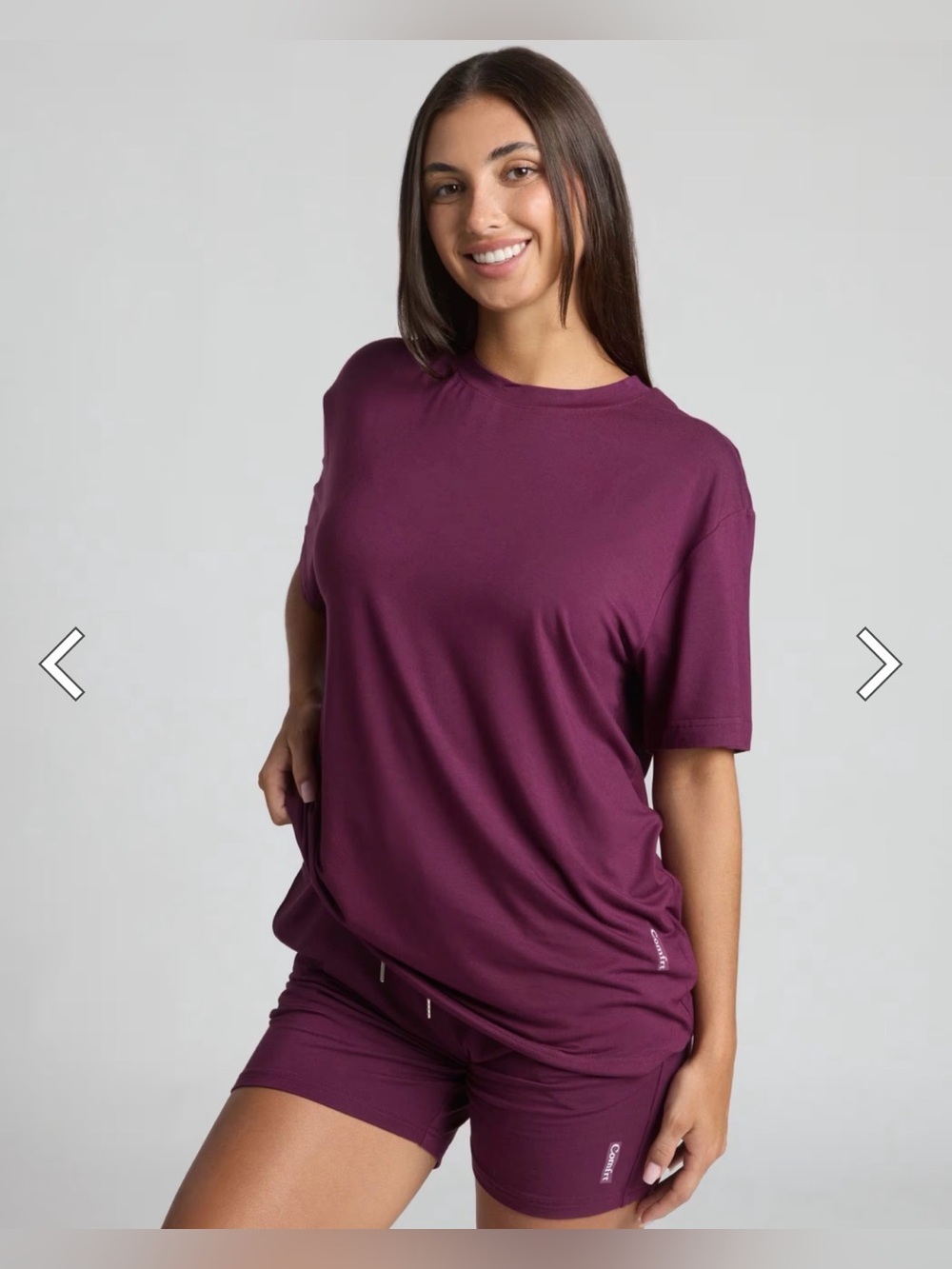 Comfrt Cloud Lounge Tee Purple